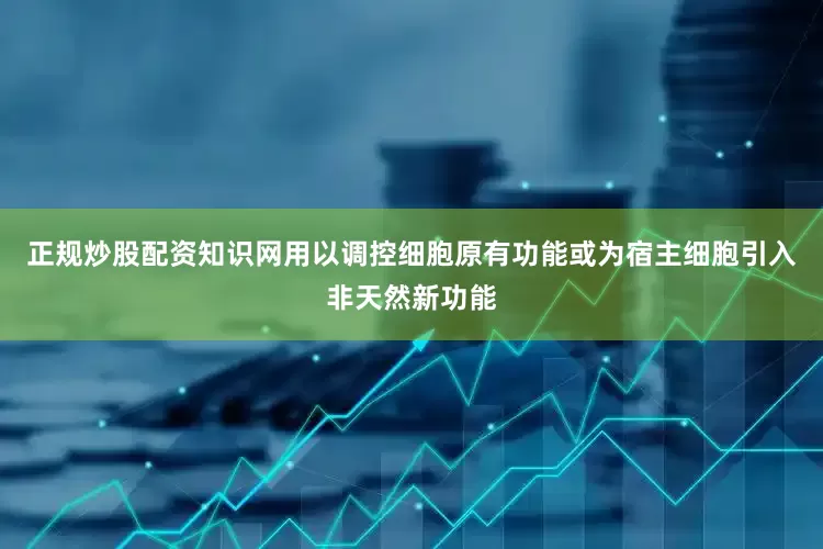 正规炒股配资知识网用以调控细胞原有功能或为宿主细胞引入非天然新功能